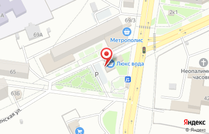 Торговая фирма Люкс Вода на Чернореченской улице на карте