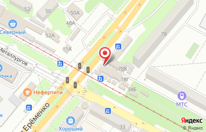 Микрокредитная компания Фаст Финанс в Краснооктябрьском районе на карте