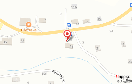 Продуктовый магазин УДачи на Береговой улице на карте