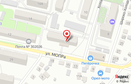 Компания Автомеханик в Заводском районе на карте