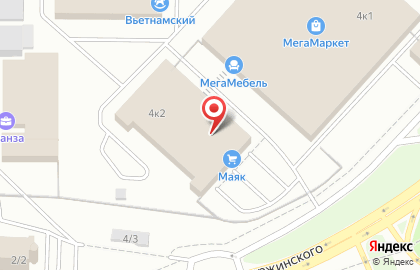 Мебельный салон Виктория на проспекте Дзержинского на карте