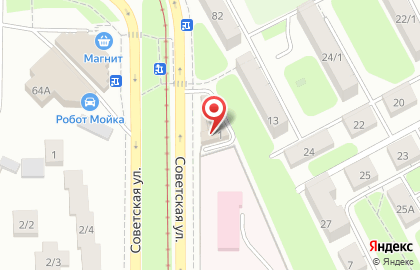 Служба эвакуации автомобилей на Советской улице на карте
