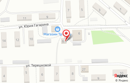Магазин овощей и фруктов на улице Гагарина на карте