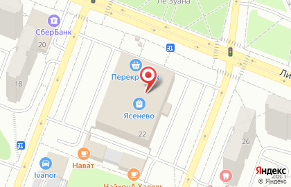 Супермаркет ЧАС ПИК на Литовском бульваре на карте