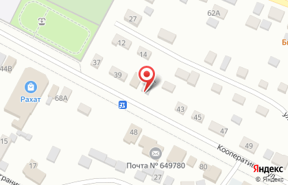 Автомаркет на Кооперативной улице на карте
