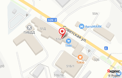 Магазин цифровой и бытовой техники DNS на Советской улице на карте