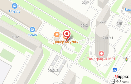 Империя на Вешняковской улице на карте