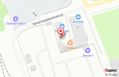 Торговая компания Truck Life на Железнодорожной улице на карте