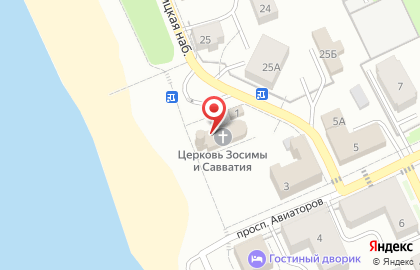 Храм Зосимы и Савватия в Тверицах на карте