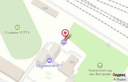 Федерация всестилевого каратэ Свердловской области в Октябрьском районе на карте