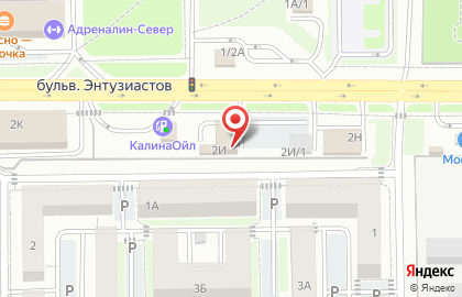 Первая Автошкола, НОУ на карте