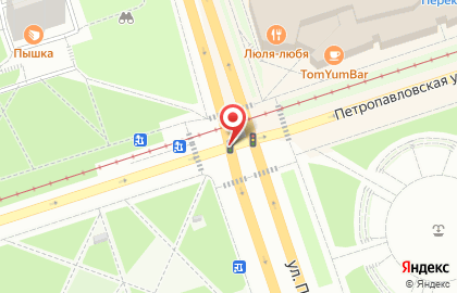 Заходи на Петропавловской улице на карте