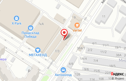 Магазин автотоваров Маслёнка в Гаражном проезде на карте