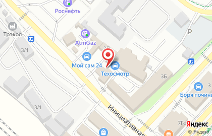 СТО Башмак на Инициативной улице на карте