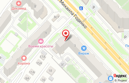 Управление Пенсионного фонда в Октябрьском районе г. Красноярска на карте