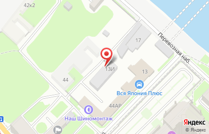 Монтажно-сервисная компания Невская крепость-Сервис на Перевозной улице на карте