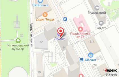 Сервисная компания Система на улице Знаменского на карте