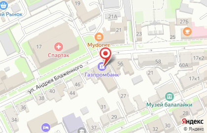 Банкомат Газпромбанк на улице Энгельса на карте