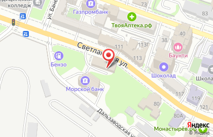 Банкомат Банк Москвы, Владивостокский филиал в Ленинском районе на карте
