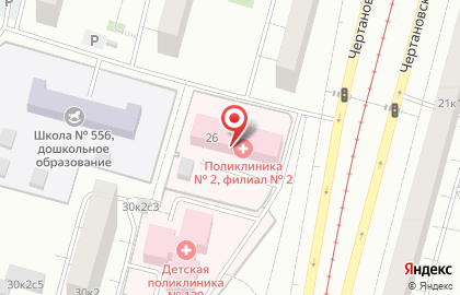 Кофейня CofeFest в Центральном Чертаново на карте