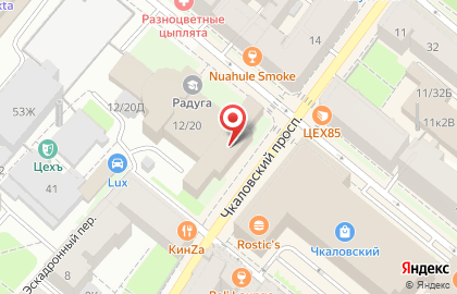 Массажный Кабинет ОАО Чкаловские Бани на карте