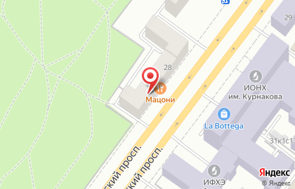 Ресторан Пивнушка на Ленинском проспекте на карте