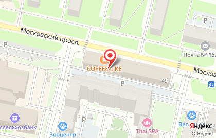 Агентство недвижимости Метражи на Московском проспекте на карте