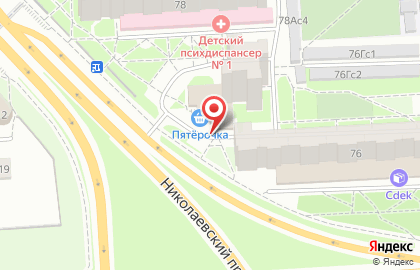 Банкомат АК Барс Банк, Красноярский филиал на улице Копылова на карте