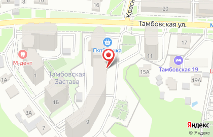 Компания Главдезцентр на Тамбовской улице на карте