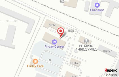 Хостел Friday Center на карте