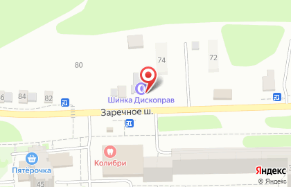 Шиномонтажная мастерская Шинка Дископрав на 15-й улице на карте