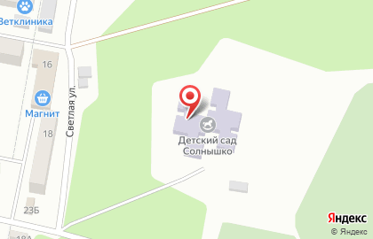 Детский сад Солнышко в Новосибирске на карте