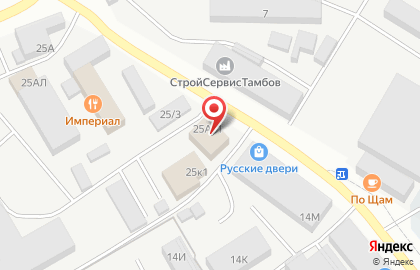 Магазин одежды в Тамбове на карте