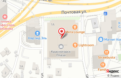 Кафе-столовая Бизнес-ланч в БЦ Красногорск Плаза на карте
