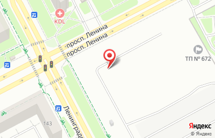 Автостоянка в Кемерово на карте