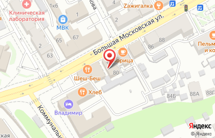 Антикварный салон на Большой Московской улице на карте