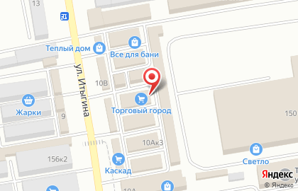 Магазин освещения, крепежа и электрики PROСВЕТ на улице Итыгина на карте