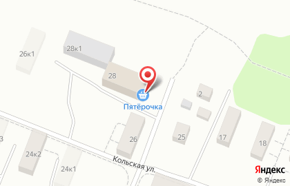 Универсам Пятёрочка на улице Орджоникидзе на карте