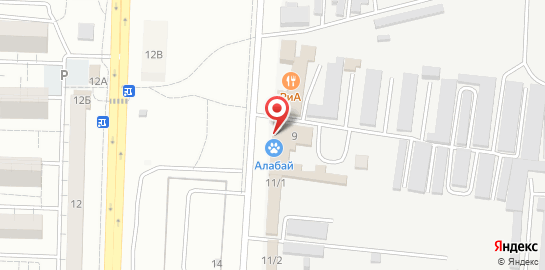 Ветеринарная клиника Алабай на карте