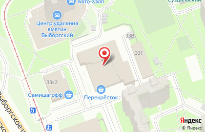 Петроэлектросбыт в Выборгском районе на карте