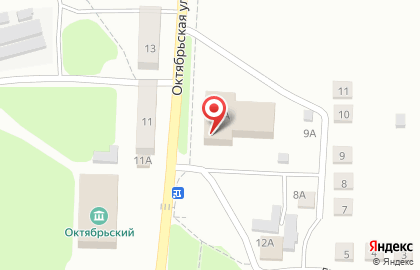 Магазин продуктов Причал на Октябрьской улице на карте