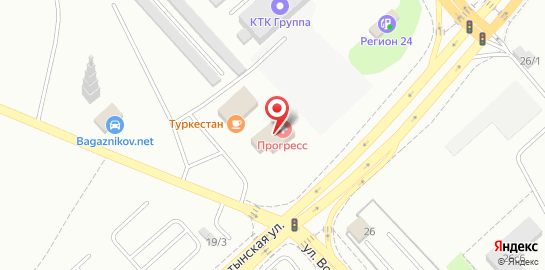 Центр наркологии и реабилитации Прогресс на улице Космонавтов на карте
