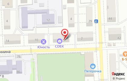 Служба экспресс-доставки Сдэк в Красноярске на карте