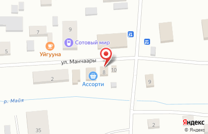 Продуктовый маркет Дядя Ваня на карте