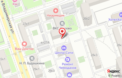 ВКС на 1-й Владимирской улице на карте