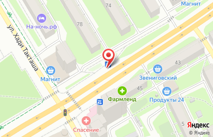 Продуктовый магазин в Казани на карте