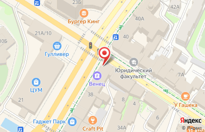 Магазин Tifity на улице Гончарова на карте