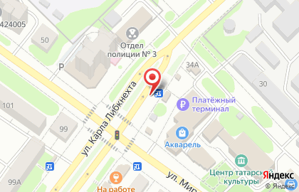 Апрель на улице Мира на карте