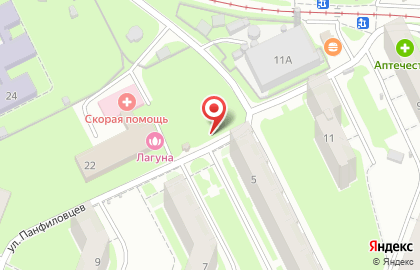 Продуктовый магазин Березка в Московском районе на карте