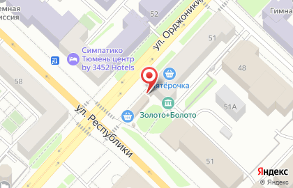 Цветочный салон Роза 72 на карте